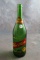 1963 Green Hur Mon Soda Pop Ginger Ale Quart Bottle Cedar Rapids, Iowa