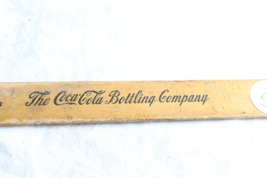 Vintage Coca Cola Wood 12" Advertising Ruler "Do Unto Others As You Would