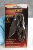 Guidesman Titanium Plated Combo Edge Drop Point Knife New in Package
