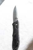 Benchmade Folding Lock Blade Knife with Embossed Butterfly on Blade