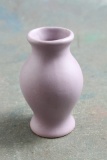 Vintage Lavender Stoneware Vase Sample Red Wing? 4