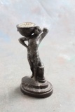 Antique Nude Lady Metal Cigar Lighter Non-Magnetic Cord is not Complete