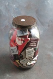 Vintage Gallon Jar full of Collectible Matchbooks Most books are full