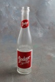 1962 Dodger Beverage Soda Pop Bottle Clear 9 oz Des Moines Iowa
