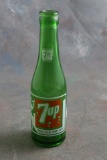 1947 Green 7 Up Soda Pop Bottle 7 oz. Joliet Chicago Illinois