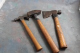 Box Lot Vintage Tools Dunlap Hatchet, Stanley Hammer, Tru Temper Hammer