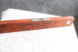 Vintage Wood Advertising Level Lanesboro Grain Co. Minnesota