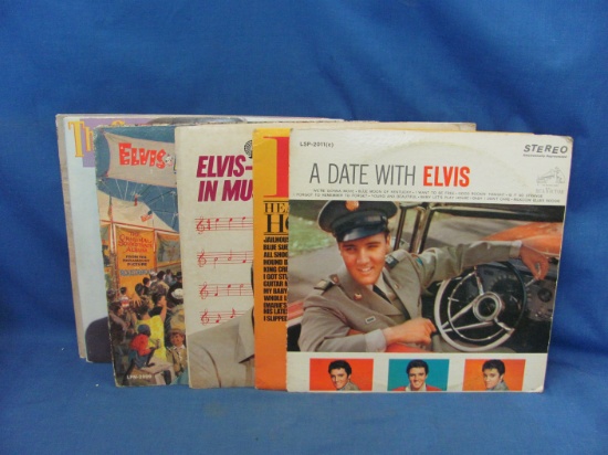 Elvis Presley LP Vinyl Records (8) – Not Tested – As Shown