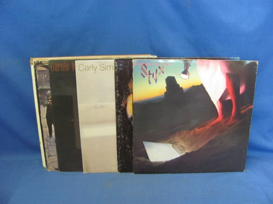 LP Vinyl Records (8) – Beatles – Ted Nugent – Steppenwolf – Styx & Others