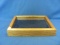 Box Picture Frame With Glass Front – 8 7/8” x 10 7/8” x 1 7/8” T – As Shown