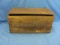 Armour Corn Beef Wood Box With Home Made Cover – 7 1/4” x 15 3/8” - 7 5/8” T