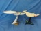 Star Trek 1992 USS Enterprise Star Ship & 1997 Romulan Bird of Prey