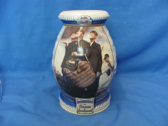 Norman Rockwell Bottom of the Sixth Ceramic Mug #023834 – 7 1/2” T – As Shown