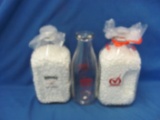 Milk Bottles – Smith's & Marigold (Half Gallon) & Oak Park Eau Claire WI (Quart)