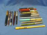 Advertisement & Unmarked Ball Point Pens (16) – Not Tested – As Shown