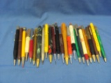 Advertisement & Unmarked Mechanical Pencils (24) – Not Tested – As Shown