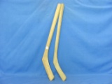 Wood Hockey Sticks (2) – Wan Gard (Duluth MN) – Graham & Graham (Canada)