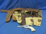 Toy Cap Gun & Leather/Plastic Holsters Wrist Cuffs – Gunsmoke Matt Dillon