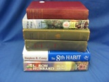 Books – White Fang – East of Eden - 8th Habit & Others – All Hardcover – As Shown