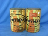 Procter & Gamble Frymax 5 Quart Cans (2) – 9 1/2” T – Small Dents - As Shown
