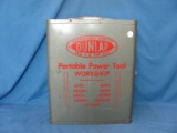 Dunlap Portable Power Tool With Some Attachments In Metal Case – Dates 1952 – Works
