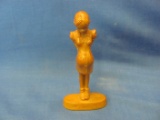 WWII Kilroy Was Here Figure – Pregnant Girl – 3 1/2” T – As Shown