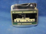 Flat Lighter – St. Charles Condensing Co. St. Charles MN – Needs Fluid – As Shown