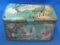 Vintage Tin Litho Candy Box with Handle “Kandies for the Kiddies” - Animals Playing
