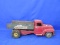 Vintage – Buddy L Red & Green Army Transport Truck 19 ½”L x 6 ½”W x 7” H – Well Loved -