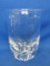 Orrefors Crystal Glass Vase – Made in Sweden – 6 1/4” tall – Signed on base