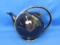 Hall China Airflow Teapot in Cobalt Blue with Gold Decoration – 6 Cup introduced in 1940