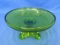 3 Footed Glass Compote by Viking – 7 1/2” in diameter – 3 1/2” tall – Good condition
