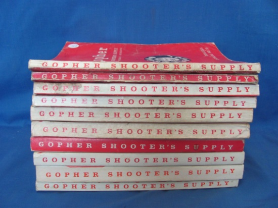 1960-1970's Gopher Shooter's Supply Catalogs – Catalogs 15-24 – As Shown