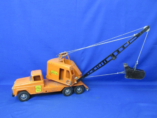 Tonka Mobile Dragline State Hi-Way Department – All Original No Replacement Parts – Great Piece -