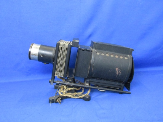 Keystone View Projector With Bausch & Lomb Co. 12. EF Lens – Unable To Test Because Of Cord -