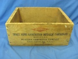 Western Xpect Long Rifle Cartridges Wood Box – 11 3/4” x 14 1/2” - 6 1/4” H