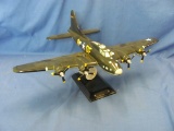Heritage Mint Wood B-17F Flying Fortress – Wing Span 18 1/2” - As Shown