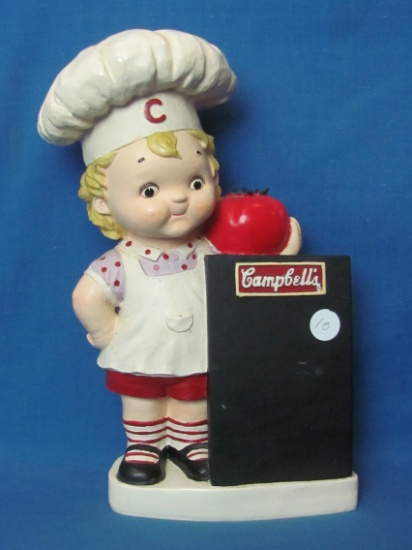 Campbell's Soup Kid Bank – Plastic or Resin – 11 1/4” tall – 2004