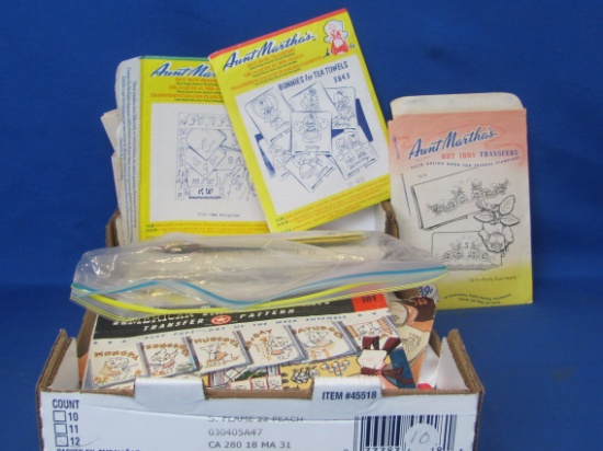 Mixed Lot of Iron On Transfers for Embroidery, Needlepoint, etc..