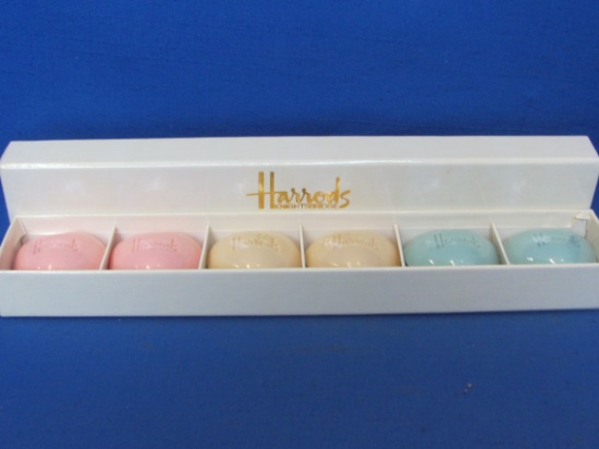 Miniature Heart Soaps from Harrods London – English Rose – Gardenia- Bluebell