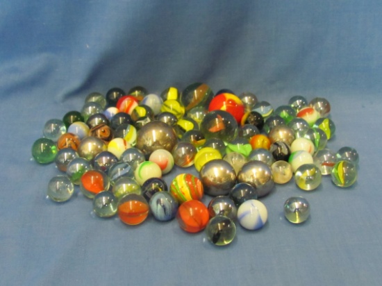 Marbles & Ball Bearings – Some Shooters – Some Nice Looking Marbles – As Shown