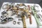 Large Lot Estate Watches & Jewelry Turquoise, Rhinestone, Timex, Charles