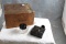 LaPreferencia Dove Tailed Wood Cigar Box Humidor & Diamond Point Marble Desk