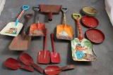 Vintage Ohio Art & Others Sand Toys Shovels, Sieves, Dust Pan