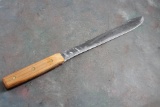 Antique Gigantic Butcher Knife handmade with new handle 19.5