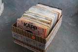 Lot of Over 100 Vintage 45 rpm Phonograph Records, 1950's, 1960's, 1970's, 1980s