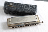 Vintage HOHNER Chromonica 260 Made in Germany 20 Hole in Original Case