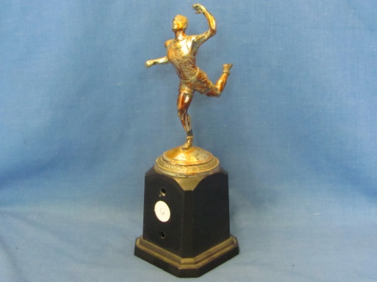 Vintage Men's Track Trophy – 9 1/4” T – All Metal – As Shown