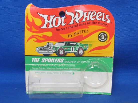 1967 Hot Wheels Redline The Spoilers Original Blister Pack – No car – As shown