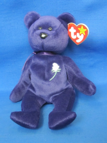 “Princess” Ty Beanie Baby – In Memory of Princess Diana – 1997 – Good condition